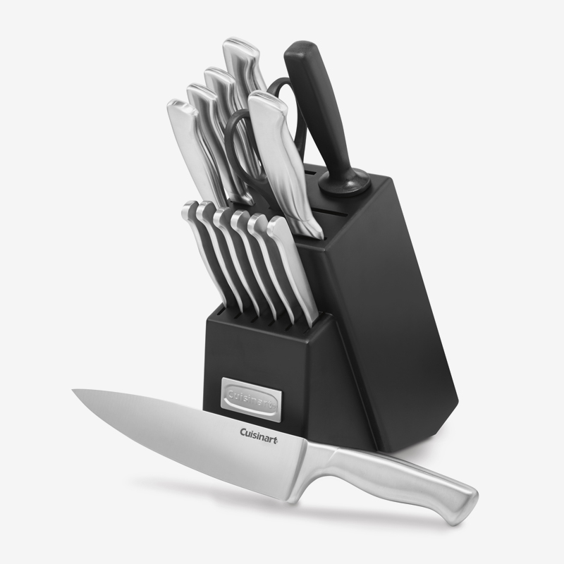 Classic 15-piece Stainless Steel Block Set - Ca-cuisinart