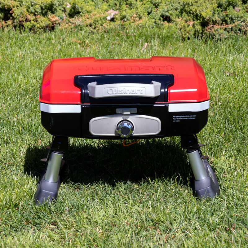 Petite Gourmet Portable Tabletop Gas Grill Red