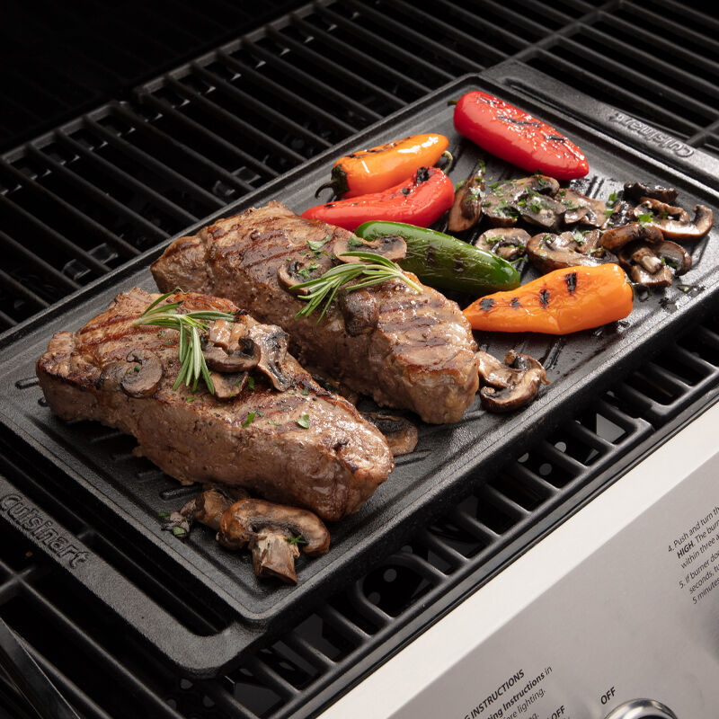 Cast iron grill griddle best sale