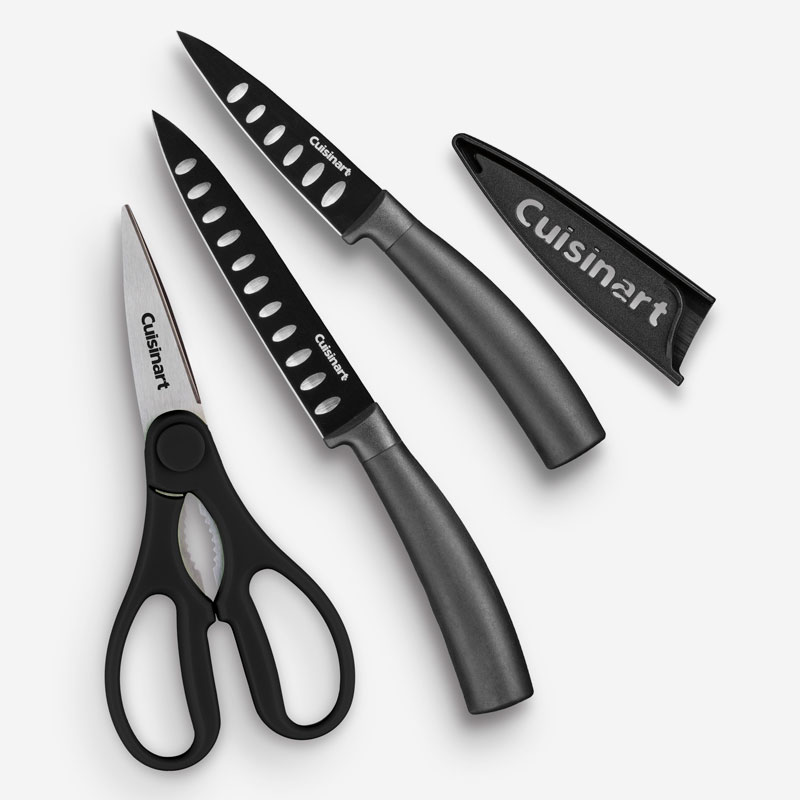 5 Piece Knife Set With Shears Ca Cuisinart   SSC 5PPDQC 